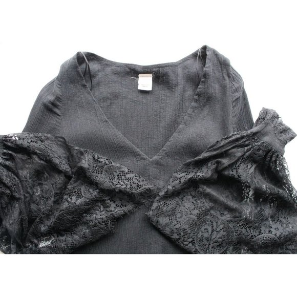 L*Space Swimwear Burning Sun Tunic in Black Size Small - Picture 6 of 7